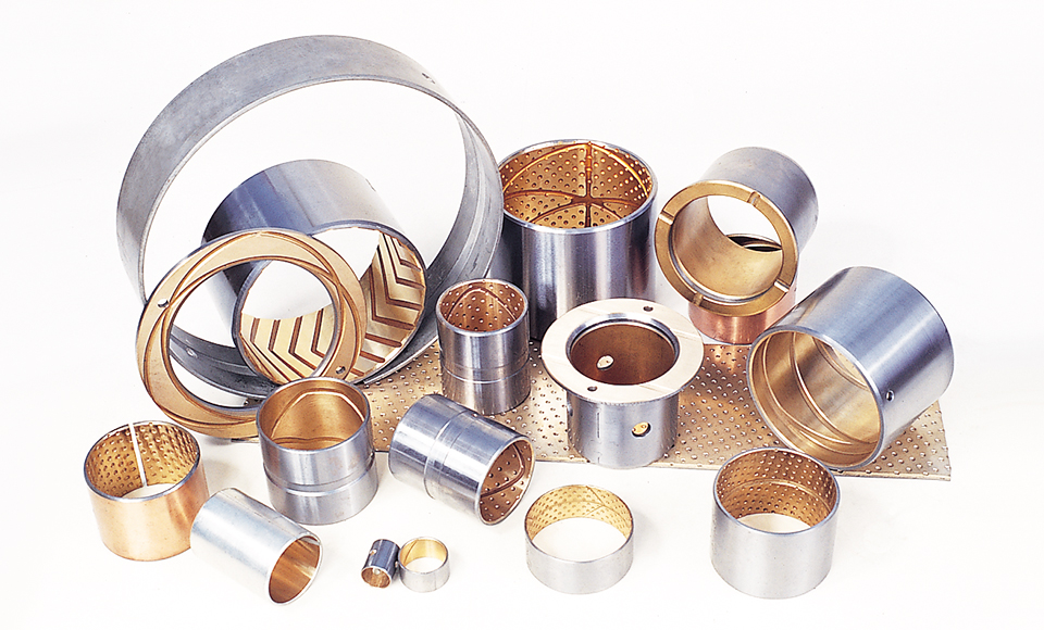 Metallic marginal-lubricating bearings